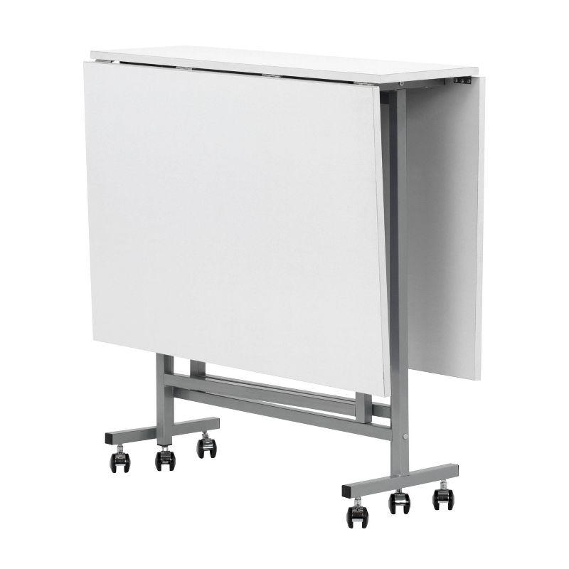 Sew Ready 58.75'' x 36.5'' Foldable Craft Table with Wheels