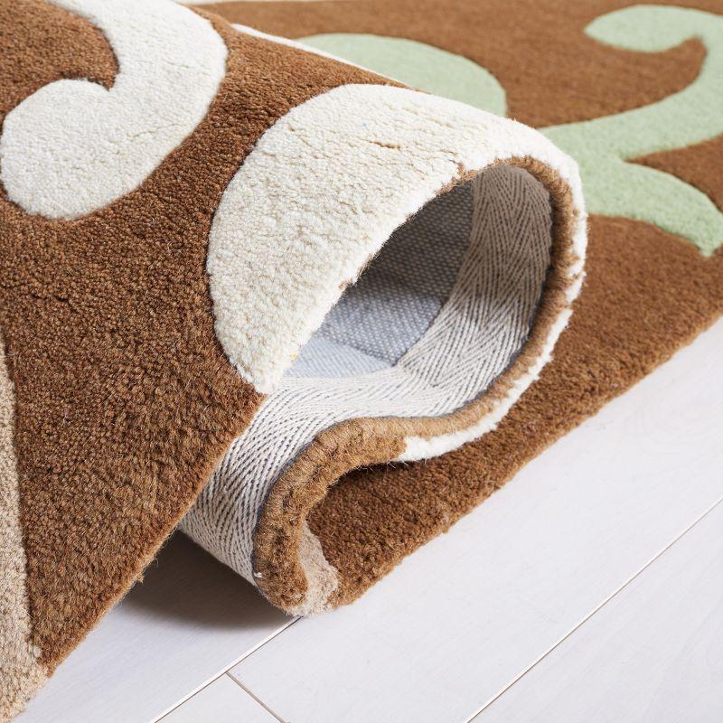 Soho SOH256 Hand Tufted Area Rug - Brown/Multi - 3'6"x5'6" - Safavieh.