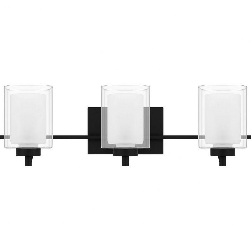 Quoizel Lighting Kolt 3 - Light Vanity in  Matte Black