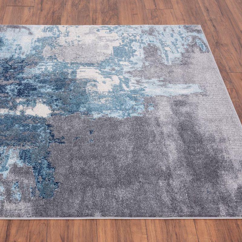 Luxe Weavers Abstract Distressed Area Rug