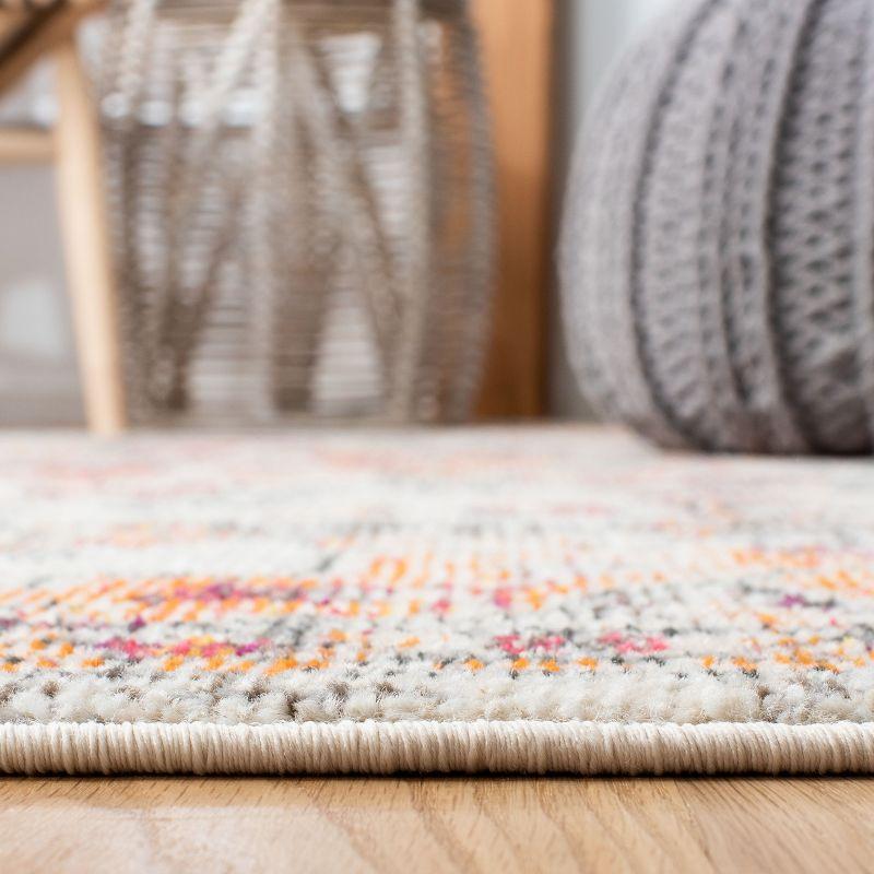 Madison MAD473 Power Loomed Indoor Accent Rug - Beige/Orange - 3'x5' - Safavieh