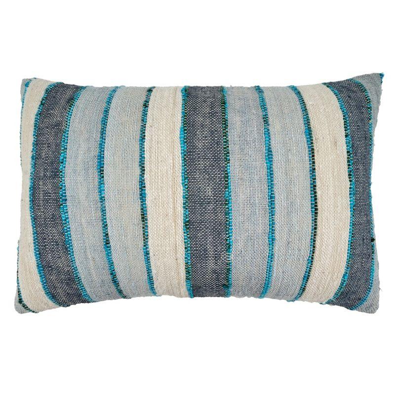 Lynn Collection Striped Cotton Pillow Cover