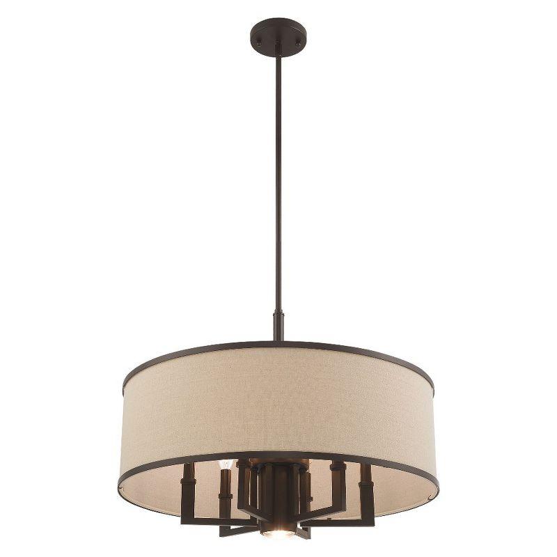 Livex Lighting Park Ridge 6 - Light Chandelier in  Bronze