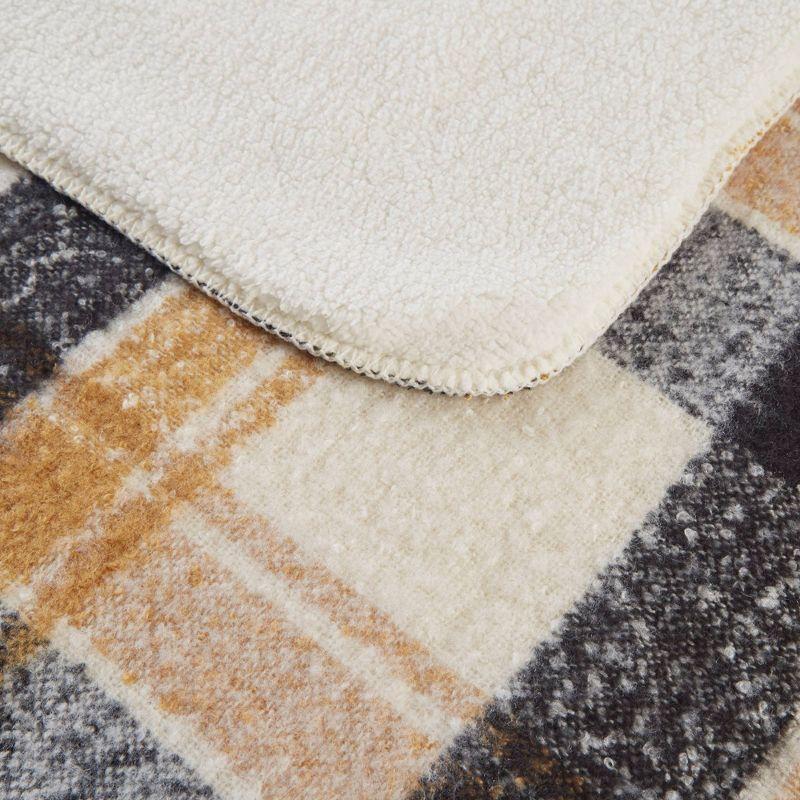 50"x60" Bloomington Faux Mohair to Faux Shearling Throw Blanket - Woolrich