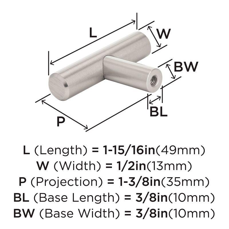 Amerock Bar Pull Knob for Cabinets or Furniture