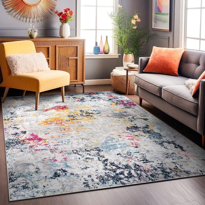 World Rug Gallery Modern Abstract Whispers Area Rug