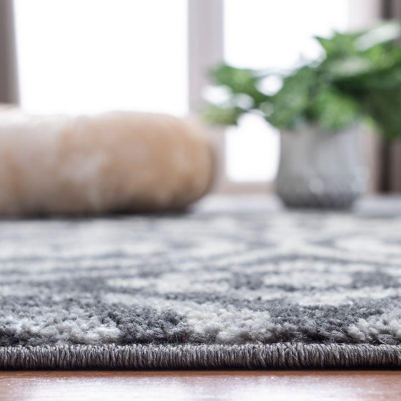 Adirondack ADR114 Machine Made Indoor Area Rug - Charcoal/Ivory - 6'x9' - Safavieh