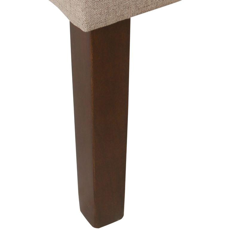 HomePop Classic Swoop Arm Accent Chair Tan: Upholstered Polyester, Foam-Filled, Plywood & Hardwood Frame