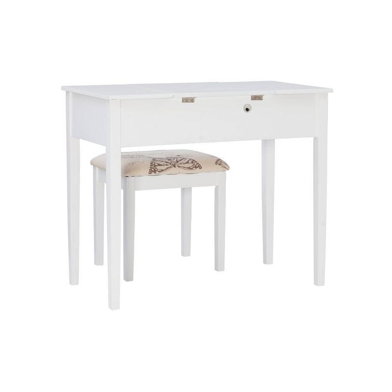 Butterfly Vanity and Stool - Linon