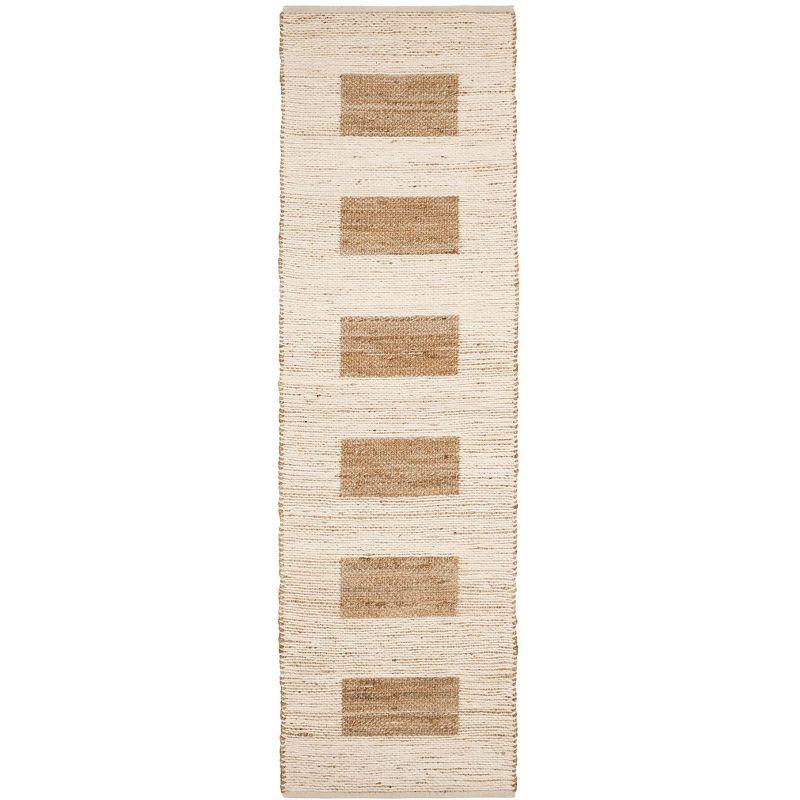 Milo Ivory Handwoven Jute/Cotton Rug