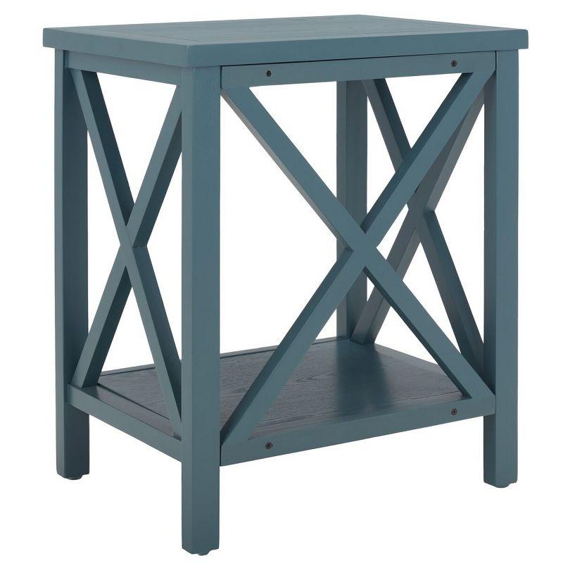Candace End Table - Teal - Safavieh.