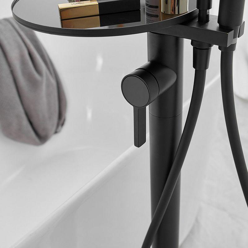 Floor Waterfall Faucet with Diverter