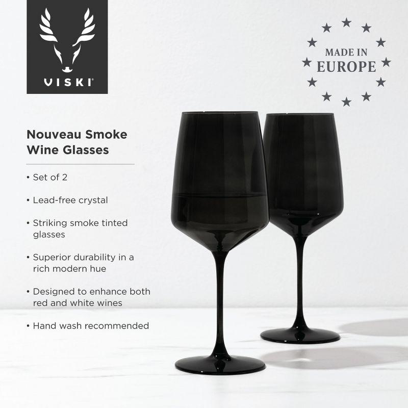 Reserve Nouveau Crystal Wine Glasses (Set of 2)