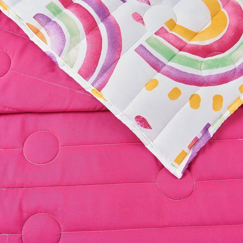 Rainbows & Suns Microfiber Quilt Set