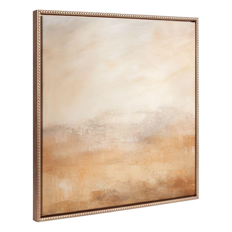 Kate & Laurel All Things Decor 30"x30" Sylvie Tonal Framed Canvas by The Creative Bunch Studio