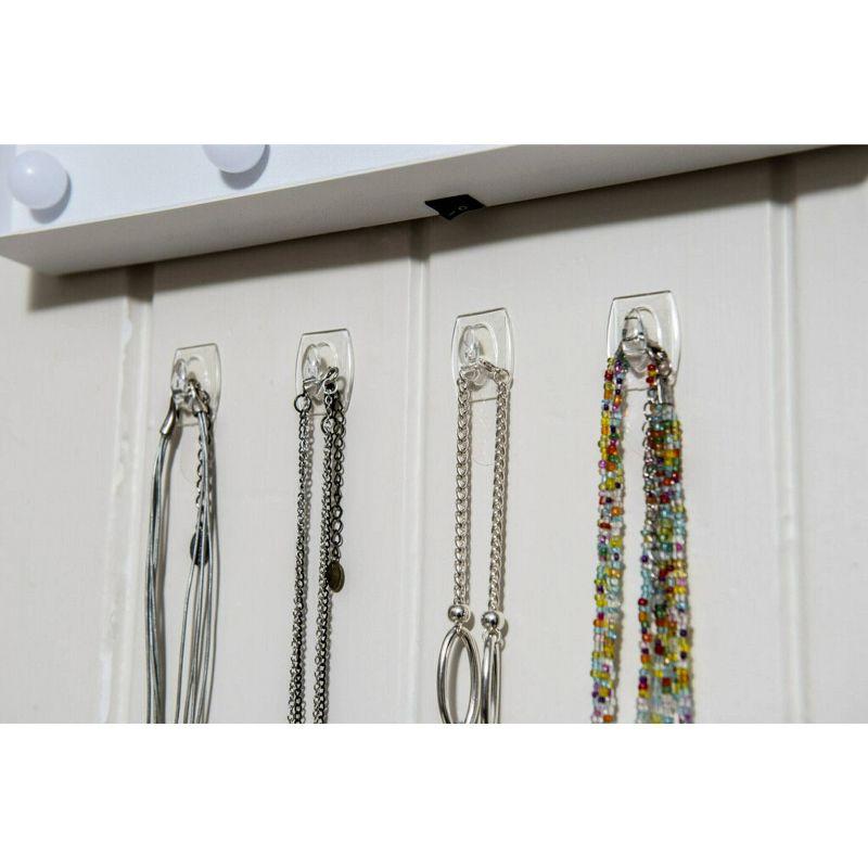 Command Mini Wall Hooks, Clear, Damage Free Hanging of Christmas Decorations, 18 Hooks