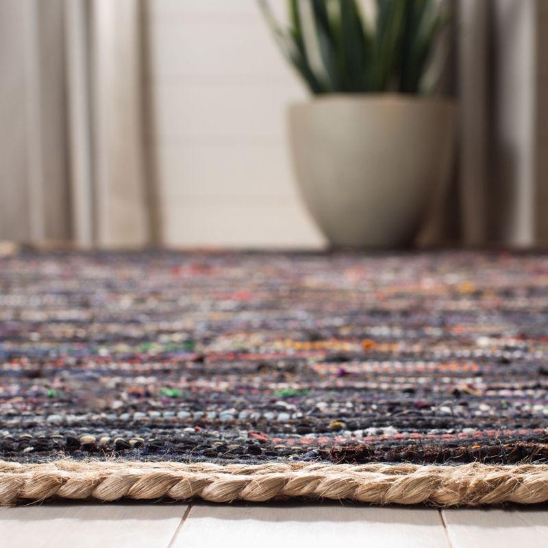 Montauk MTK960 Hand Woven Area Rug - Black/Natural - 5'x8' - Safavieh.