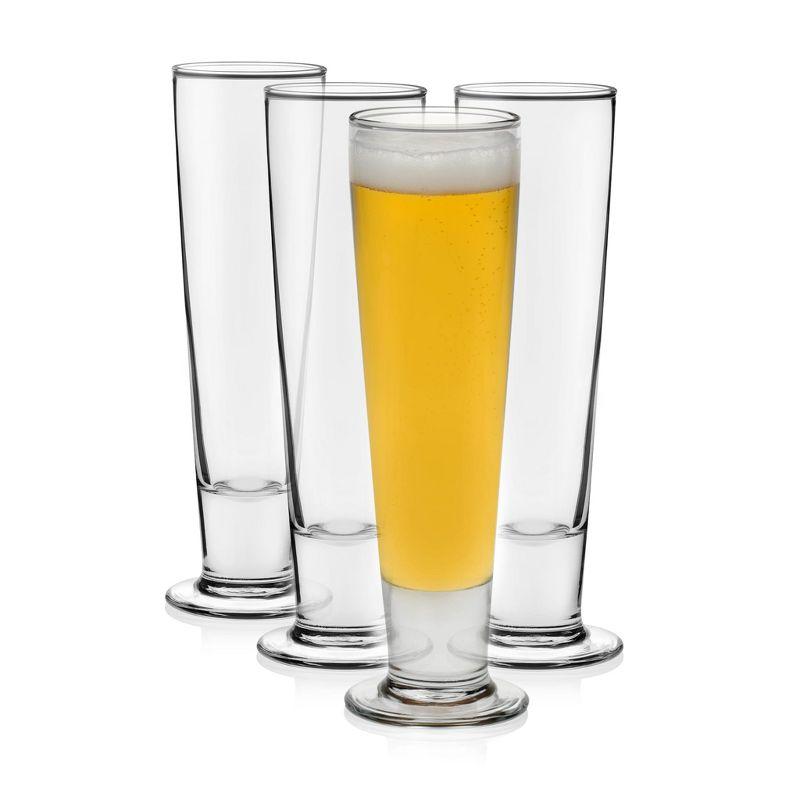 Libbey Libbey Stockholm Pilsner Beer Glasses, 15 oz. (Set of 4)