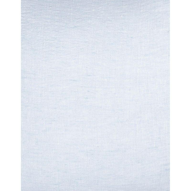 Sky Blue Fringe Soft Linen Pillow