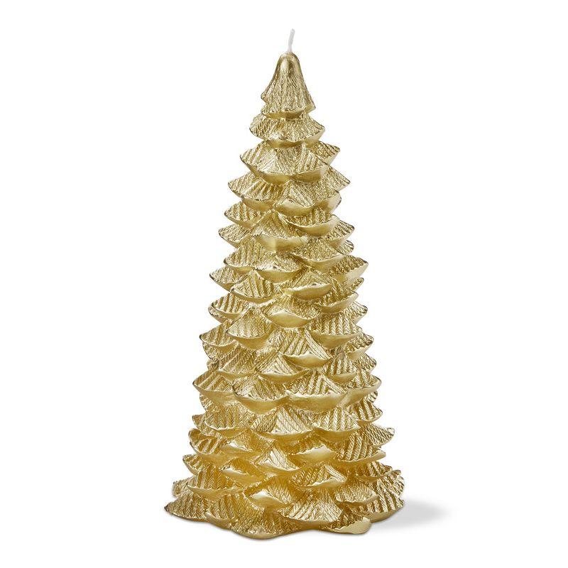 Gold Fir Tree Scented Paraffin Wax Candle