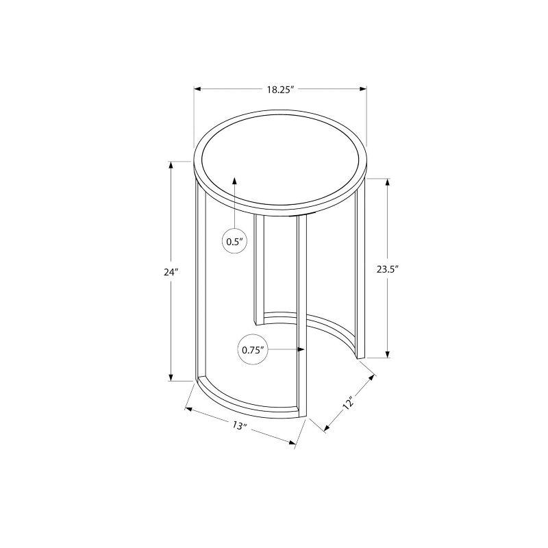 Wrought Studio™ Nightstand, Modern Accent Table, Living Room Round End Table