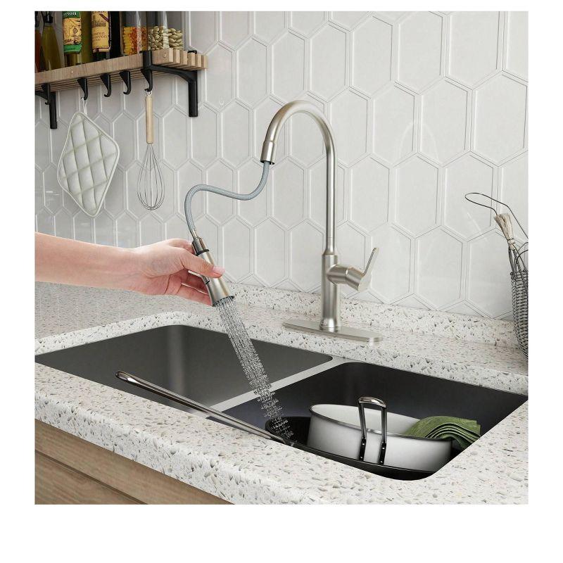 CASAINC CASAINC Single-Handle Pull-Down Kitchen Faucet Single Hole Faucet CA-D4171-BN