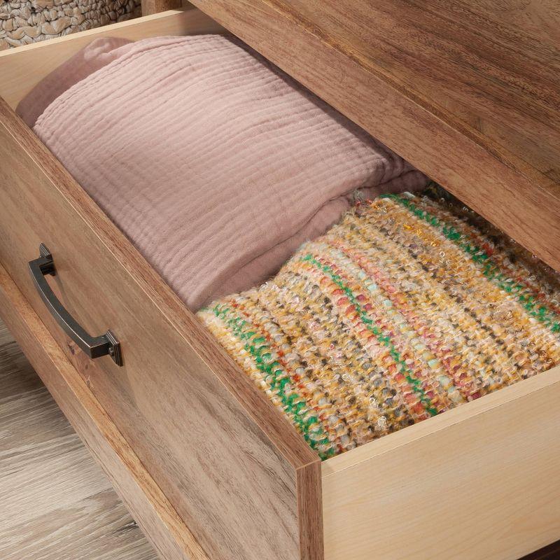 Sauder Cannery Bridge 3 Drawer Chest Sindoori Mango: Bedroom Storage, Laminated Surface, Metal Hardware