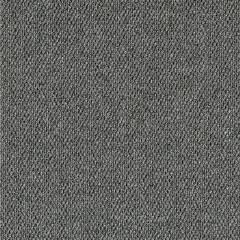 18" Smoke Gray Self-Stick Indoor/Outdoor Carpet Tiles - 16 Pack