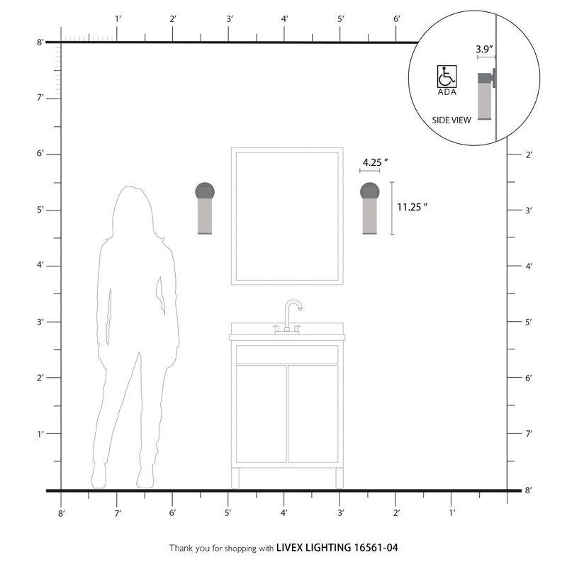 Livex Lighting Lindale 1 - Light Sconce in  Black