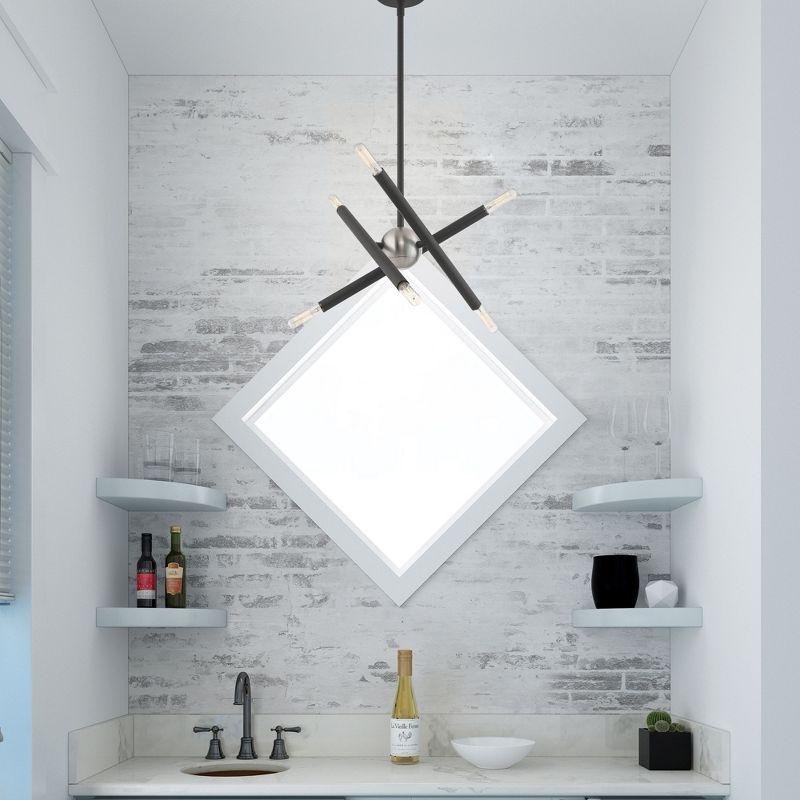 Livex Lighting Soho 6 - Light Chandelier in  Scandinavian Gray