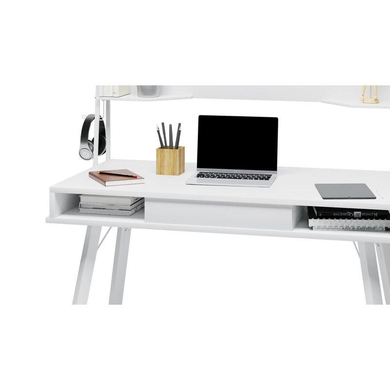 Computer Desk with Storage, Hutch & Magnetic Board - Techni Mobili