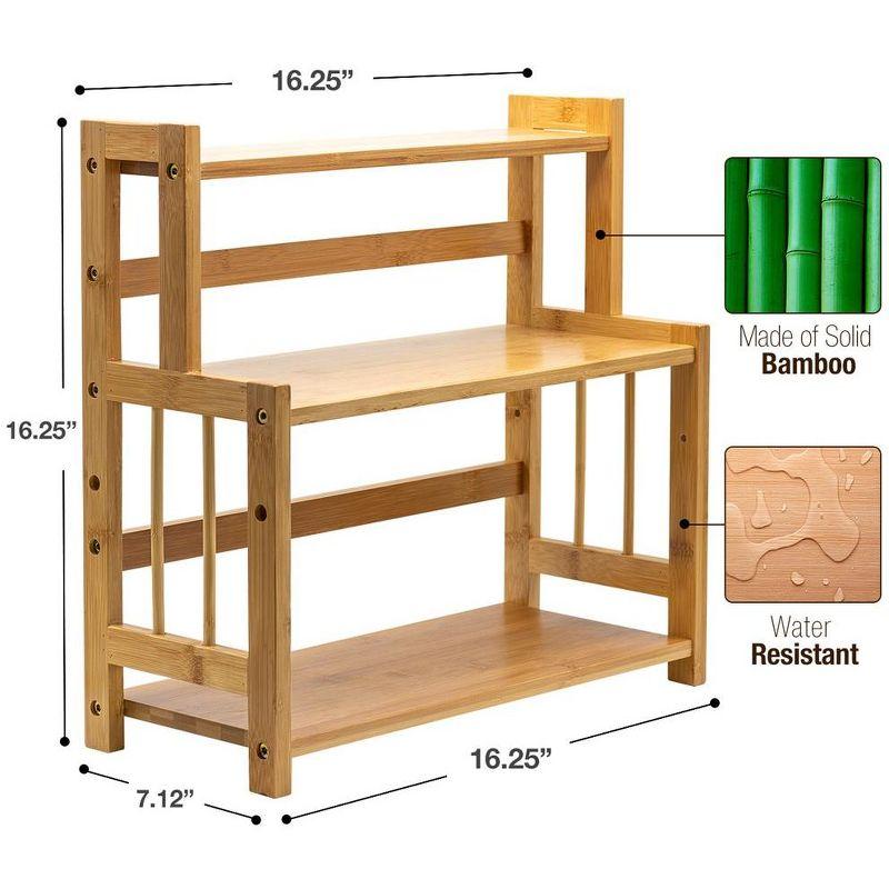 Freestanding Bamboo Spice Rack