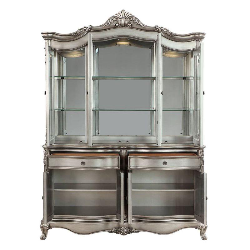 68" Ariadne Hutch Tops Antique Platinum Finish - Acme Furniture