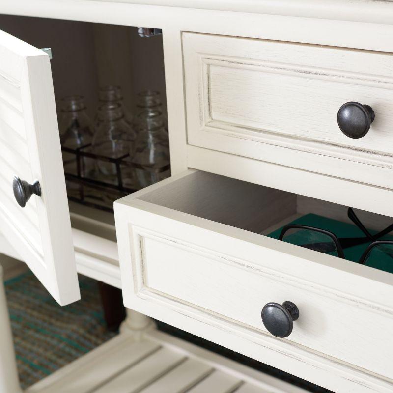 Tate 2 Drawer 2 Door Console Table - CNS5722A - Off-White - Safavieh
