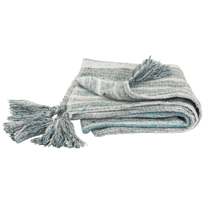 50"x60" Striped Throw Blanket - Rizzy Home