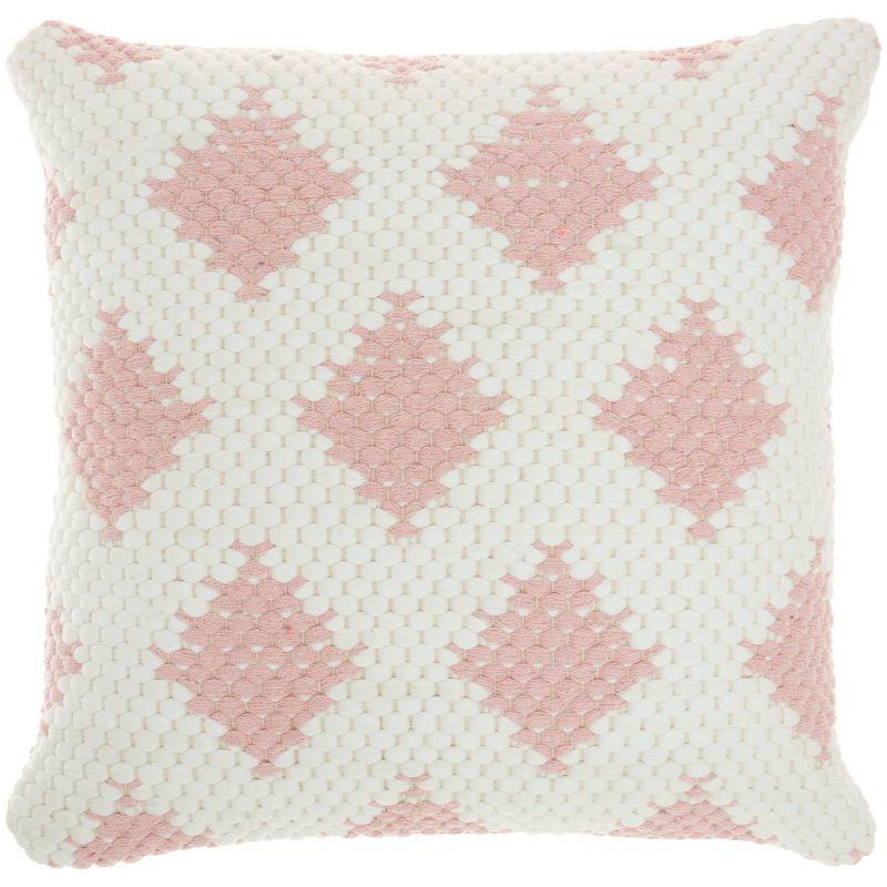 Mina Victory Geometric Cotton Throw Pillow