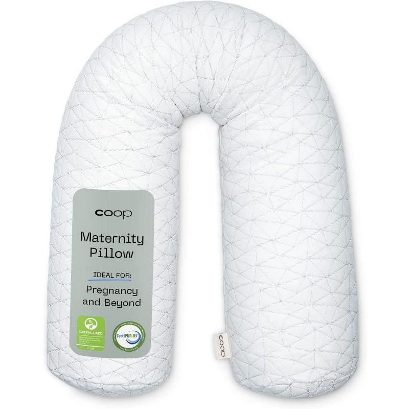 White Memory Foam Hypoallergenic Maternity Pillow