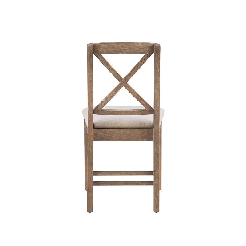 Set of 2 Triena X-Back Dining Chairs - Linon