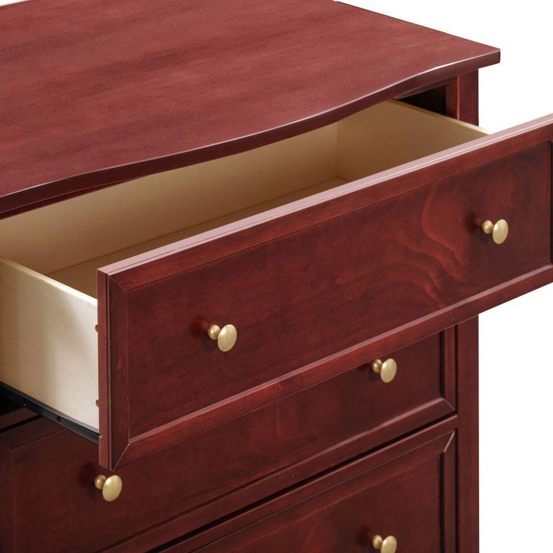 Kalani Rich Cherry 3-Drawer Nursery Dresser