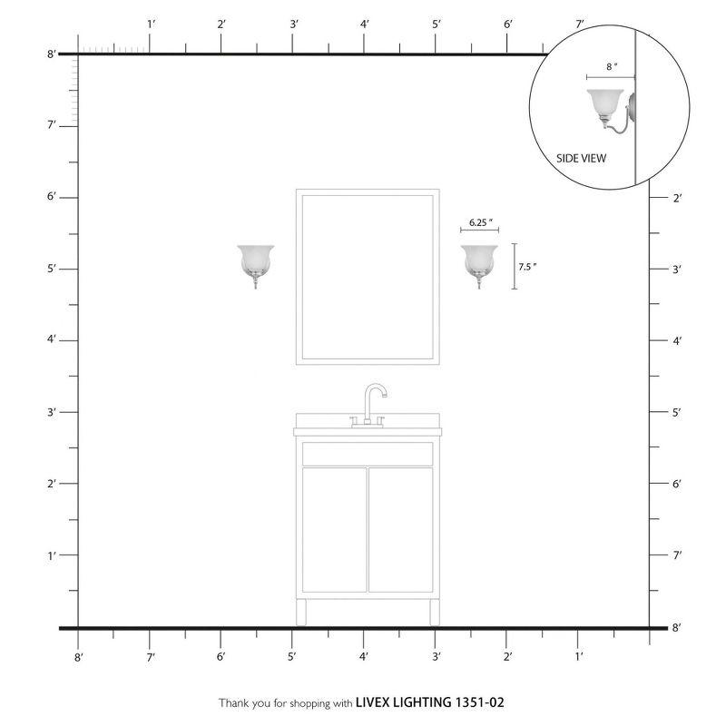 Livex Lighting Essex 1 - Light Vanity in  Polished Brass