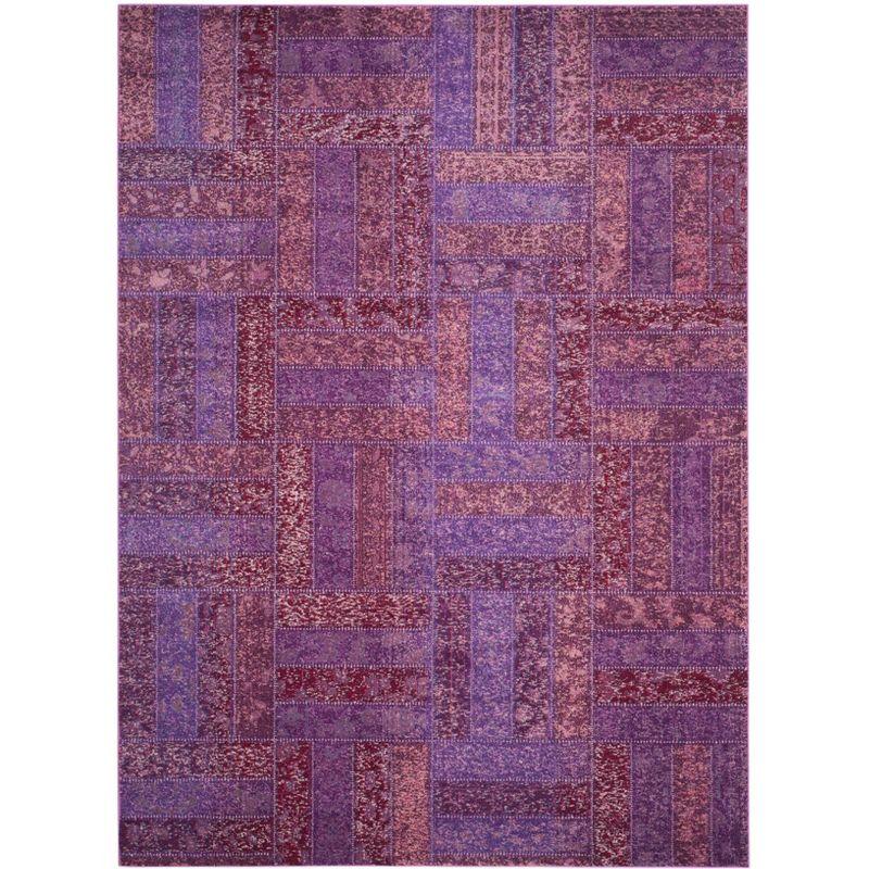 Monaco MNC214 Power Loomed Indoor Area Rug - Purple/Multi - 9'x12' - Safavieh