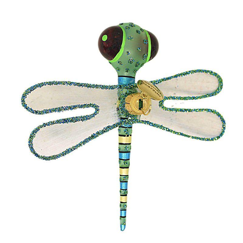 Morawski 1.0 Inch Colorful Dragonfly Ornament Summertime Bug Insect Flying Tree Ornaments