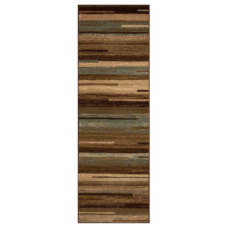 Contemporary Stripes Abstract Lines Indoor Area Rug or Runner