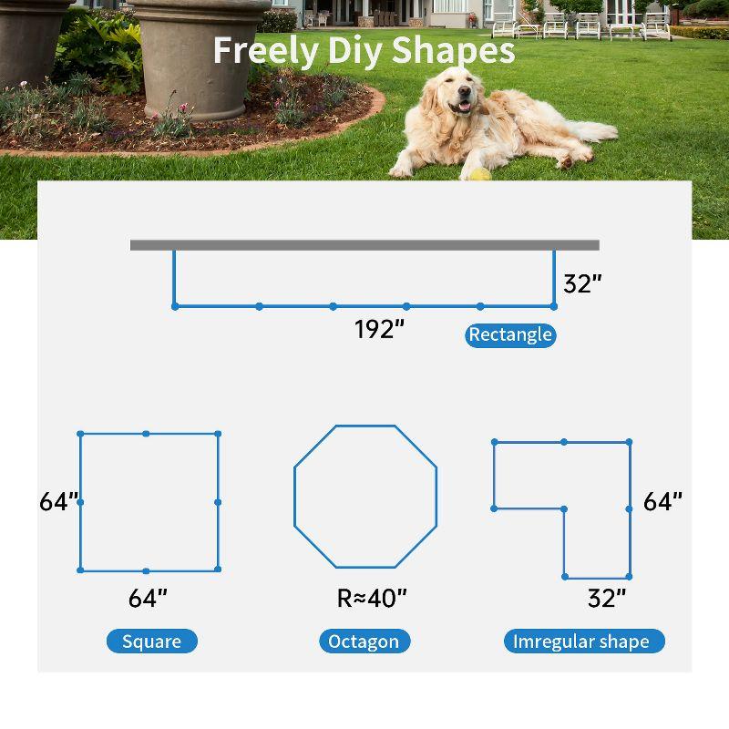 FDW Dog Playpen Pet Dog Fence 2-32 Panels  24/32/40"H Metal Dog Pen Outdoor Exercise Pen with Doors for Large/Medium /Small Dogs for RV,Camping,Yard