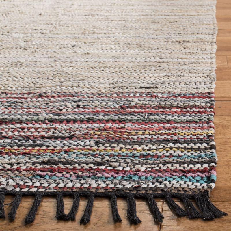 Vintage Leather VTL202 Hand Woven Indoor Accent Rug - Beige/Multi - 2'x3' - Safavieh
