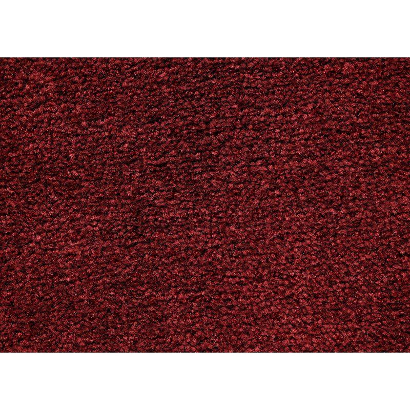 2pc Traditional Washable Nylon Bath Rug Set Red - Garland: Machine Made, Latex Backing, Tufted Texture