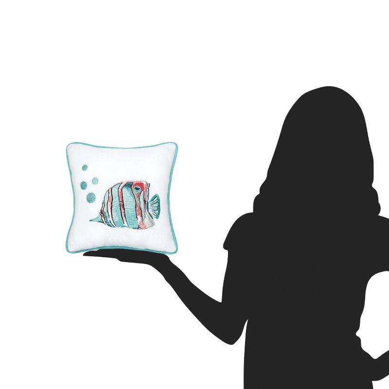 C&F Home Swimming Fish Petite Size Accent Throw Pillow