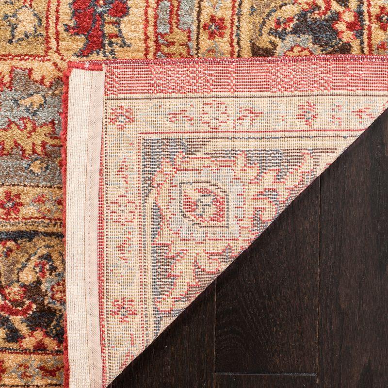 Mahal MAH625 Power Loomed Area Rug - Natural/Navy - 5'1"x7'7" - Safavieh.