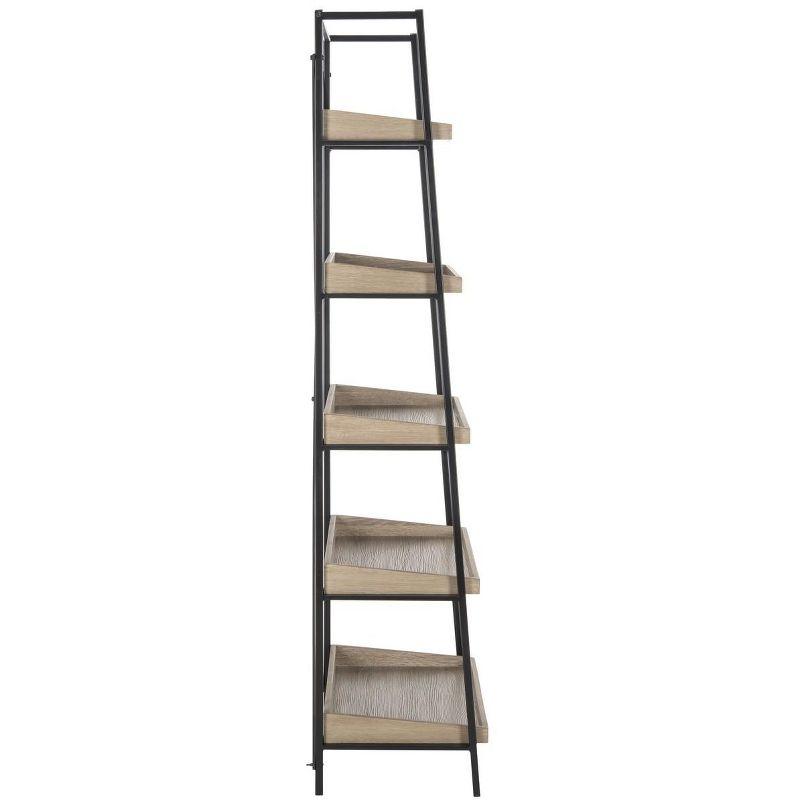 Joel Etagere - FOX4272 - Light Brown/Black - Safavieh Couture