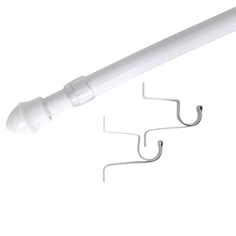 Aluminum Adjustable Single Curtain Rod